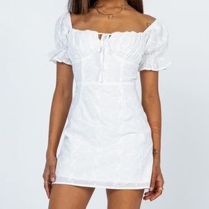 Princess polly white mini dress